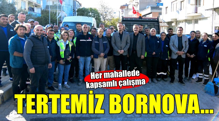 Bornova'da temizlik seferberliği