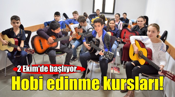 Bornovalılar için hobi edindirme kursları başlıyor!