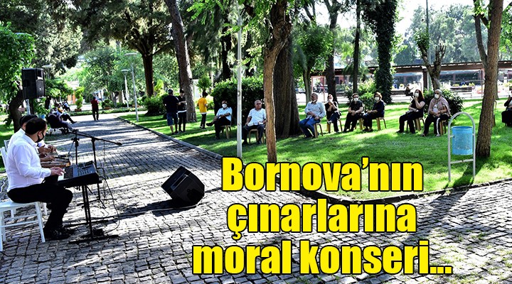 Bornova'nın çınarlarına moral konseri