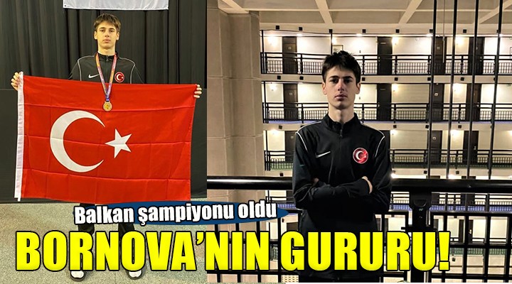 Bornova'nın gururu Bekir Osmanoğlu...