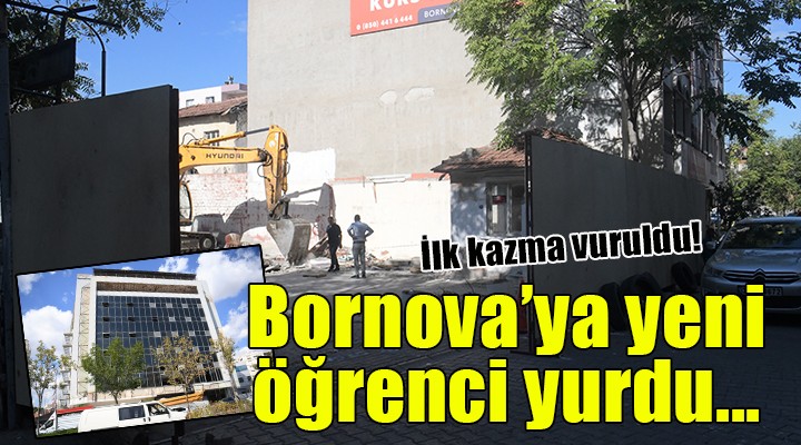 Bornova'ya yeni öğrenci yurdu...