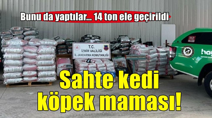 Bu kadarına pes... 14 ton sahte kedi köpek maması!
