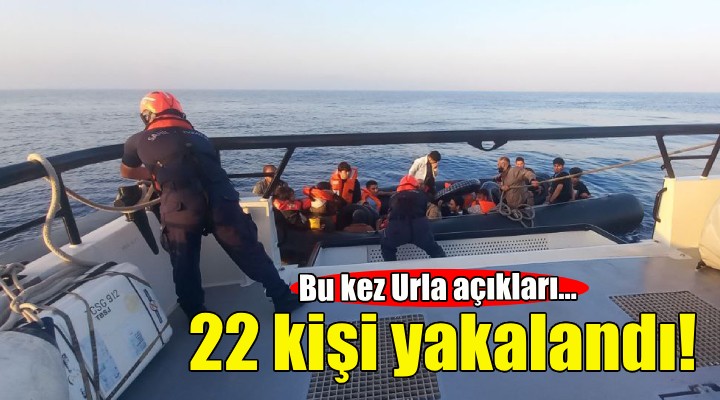 Bu kez Urla açıkları... 22 kaçak göçmen yakalandı!