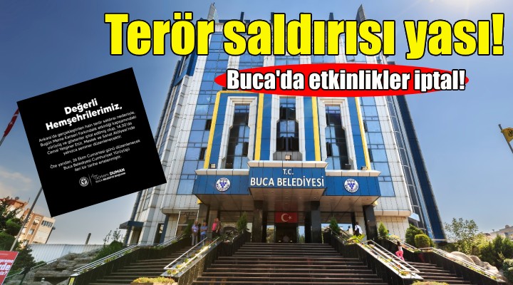 Buca Belediyesi, etkinliklerini iptal etti!