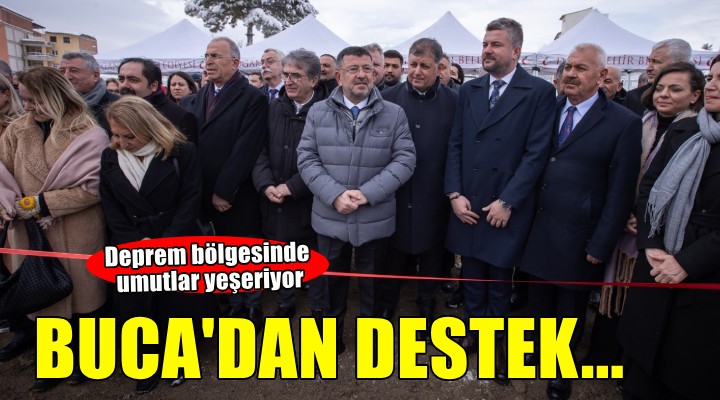 Buca Belediyesi'nden deprem bölgesine destek...