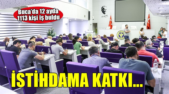 Buca Belediyesi'nden istihdama katkı