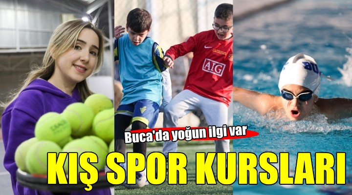 Buca Belediyesi’nin kış spor kurslarına büyük ilgi