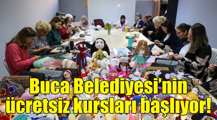 Buca Belediyesi'nin ücretsiz kursları başlıyor!