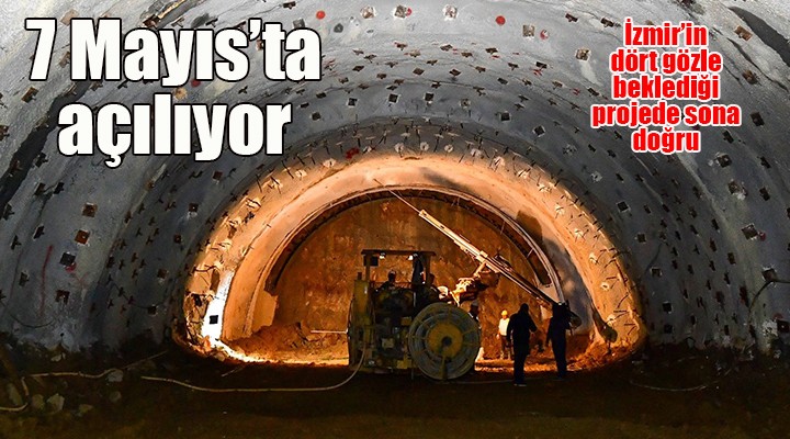 Buca Onat Tüneli'nin viyadük yolu 7 Mayıs'ta açılıyor