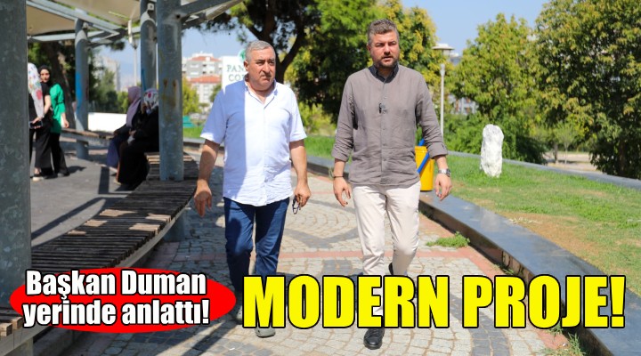 Buca'da Hacı Bektaş Veli Parkı için modern proje!