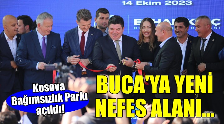 Buca'da 'Kosova Bağımsızlık Parkı' açıldı!