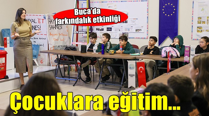 Buca'da çocuklara iklim değişikliği eğitimi