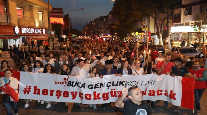 Buca'da coşkulu 19 Mayıs