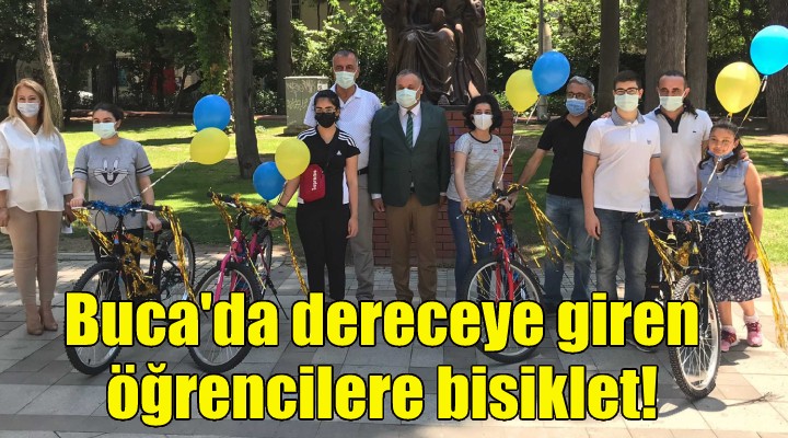 Buca'da dereceye giren öğrencilere bisiklet!