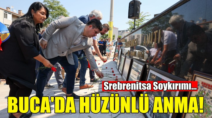 Buca'da hüzünlü anma!