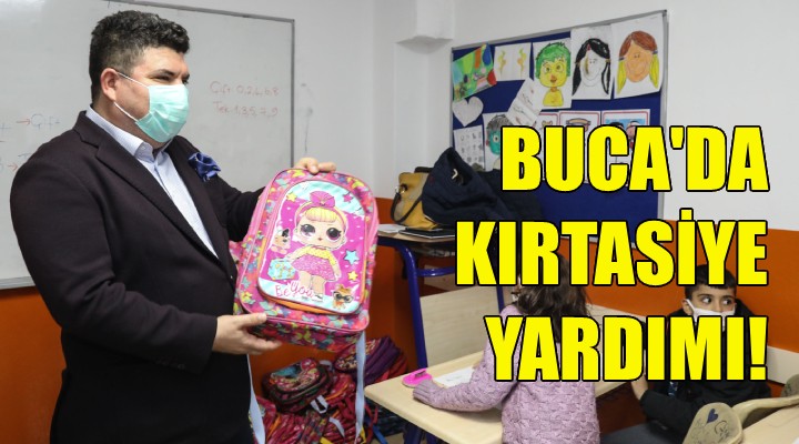 Buca'da kırtasiye yardımı!