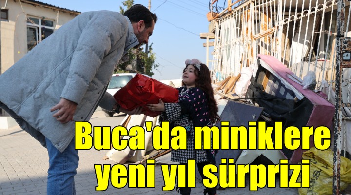 Buca'da miniklere yeni yıl sürprizi