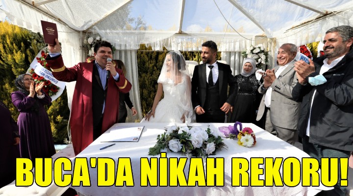 Buca'da nikah rekoru!