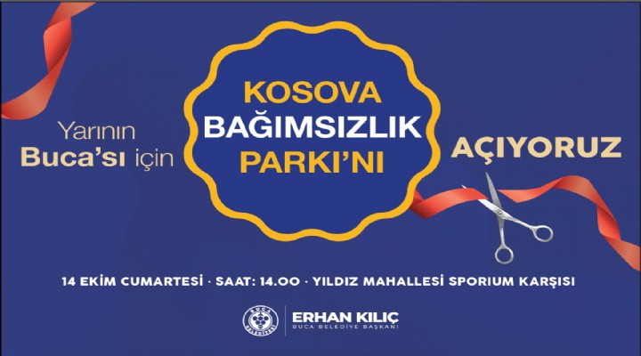 Buca'da Kosova Bağımsızlık Parkı açılıyor!