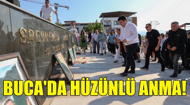 Buca'da hüzünlü Srebrenitsa anması!