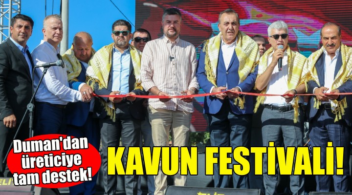 Buca’da kavun festivali coşkusu!