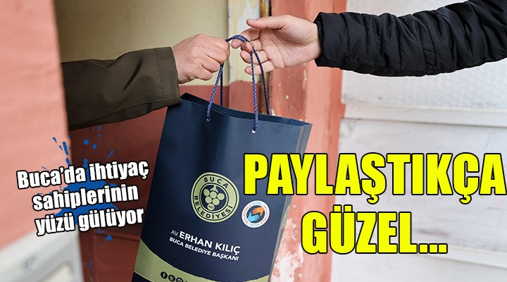 Buca'da paylaştıkça çoğalan mutluluk