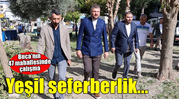 Buca’da yeşil seferberlik