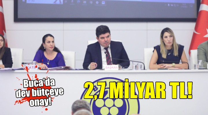 Buca'nın 2024 yılı bütçesi 2 milyar 700 milyon lira!