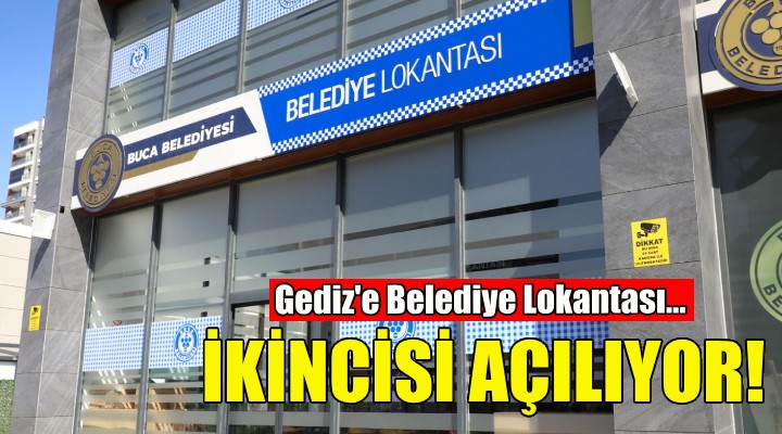 Buca’nın ikinci Belediye Lokantası Gediz’de açılıyor!