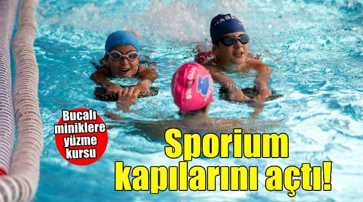 Buca'nın yıldızı Sporium yüzme kursları ile kapılarını açtı
