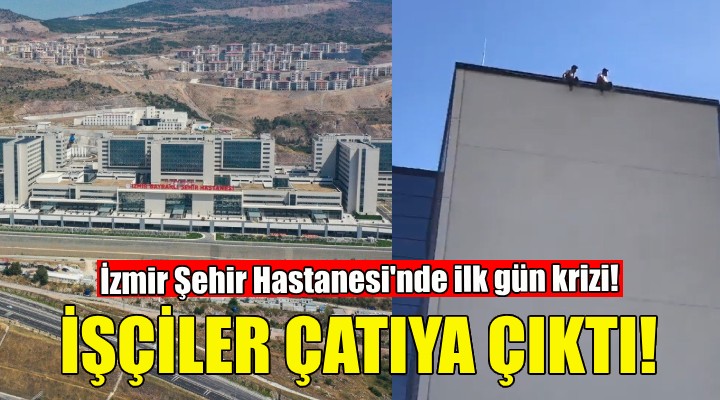 Bugün açılan İzmir Şehir Hastanesi'nde intihar girişimi!
