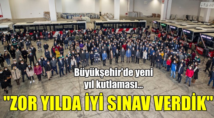 Büyükşehir'de yeni yıl kutlaması... 