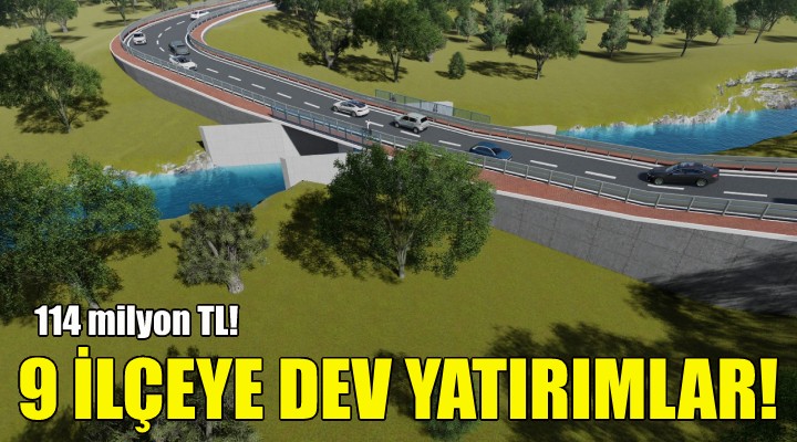 Büyükşehir'den 9 ilçeye dev ulaşım yatırımları!