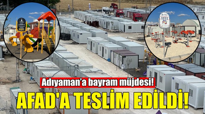 Büyükşehir'den Adıyaman'a bayram müjdesi!