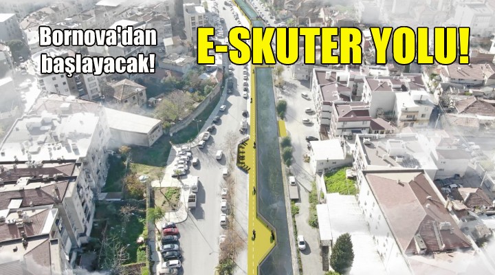 Büyükşehir'den E-skuter yolu projesi!