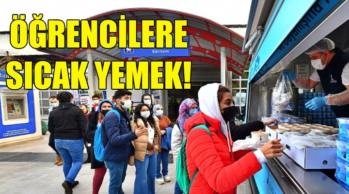 Büyükşehir'den öğrencilere sıcak yemek!