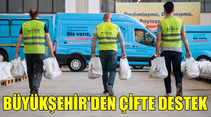 Büyükşehir'den çifte destek!