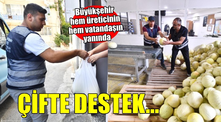 Büyükşehir'den üretici ve ihtiyaç sahiplerine destek...