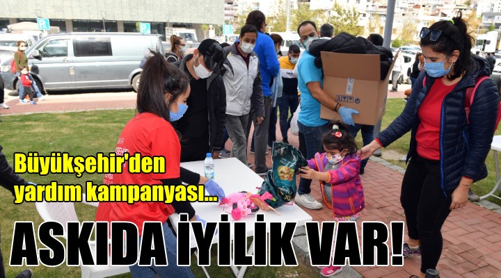 Büyükşehir'den yardım kampanyası... ASKIDA İYİLİK VAR!