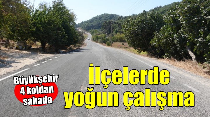 Büyükşehir ilçelerde dört koldan sahada