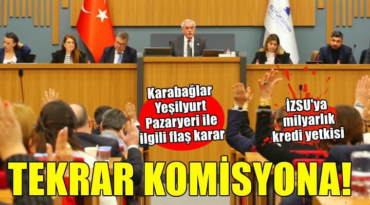 Büyükşehir meclisinde gündem Yeşilyurt Pazaryeri!