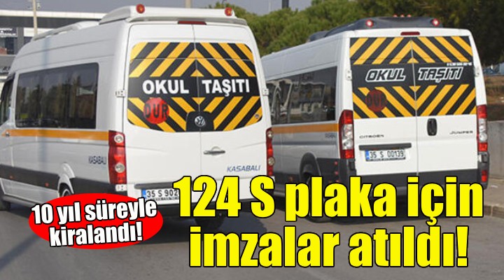 Büyükşehir’de 124 S plaka için imzalar atıldı!