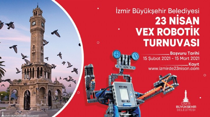 Büyükşehir'den 23 Nisan'da Vex Robotik Turnuvası