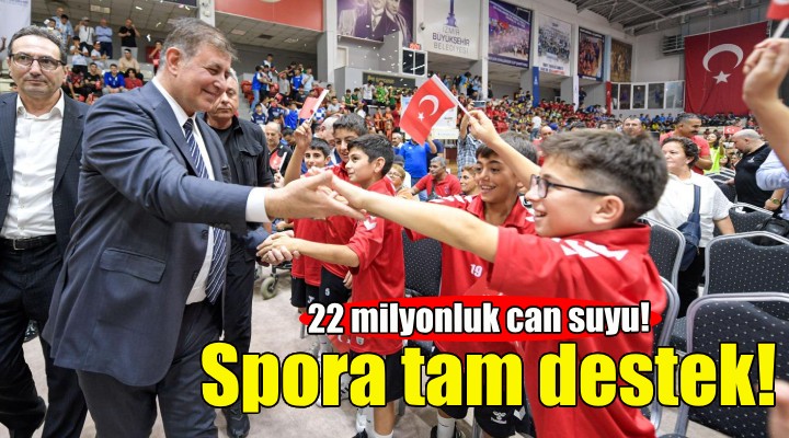 Büyükşehir'den amatör spor kulüplerine 22 milyon liralık can suyu!