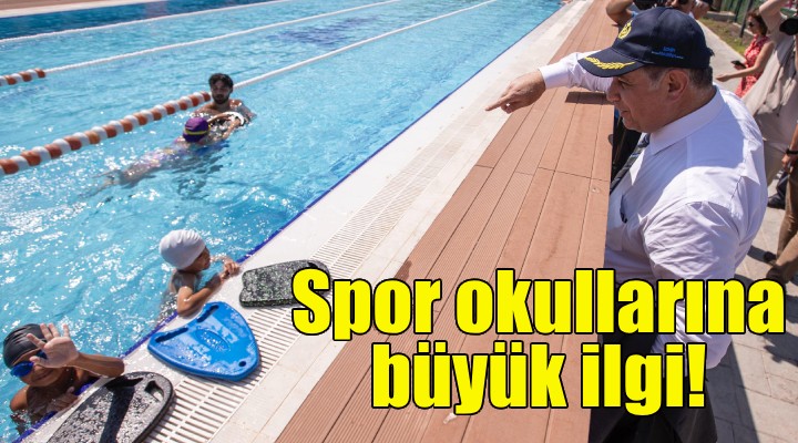 Büyükşehir’in yaz spor okullarına büyük ilgi!