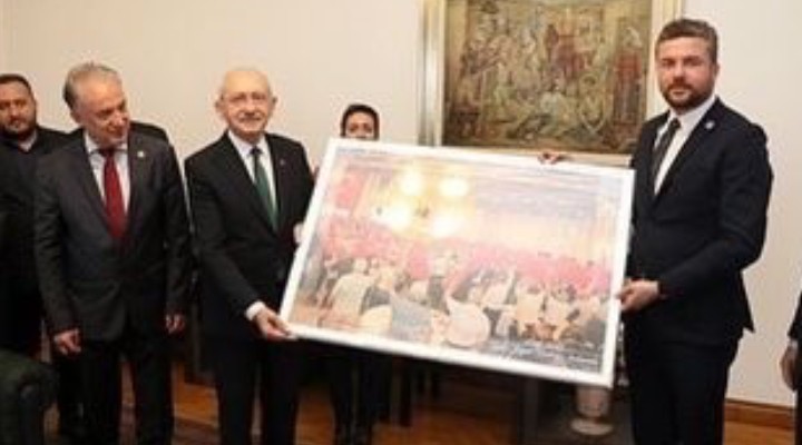 CHP İzmir Balkan Masası'ndan Kılıçdaroğlu'na ziyaret