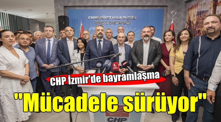 CHP İzmir'de bayramlaşma töreni...