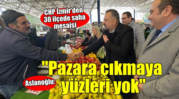 CHP İzmir'den 30 ilçede hafta sonu mesaisi...