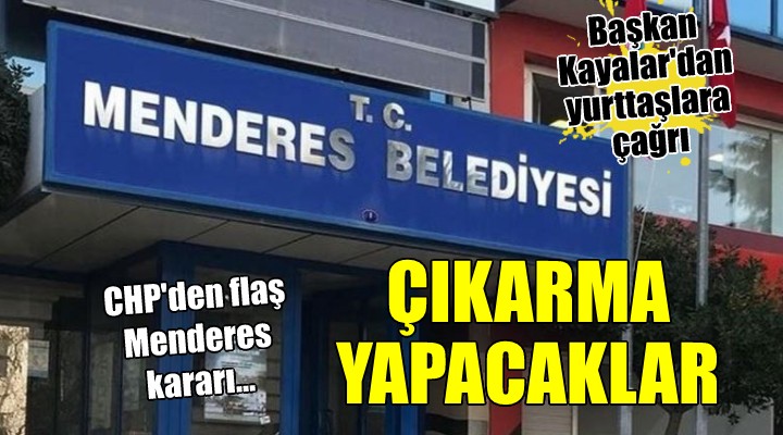 CHP İzmir'den Menderes çıkarması...