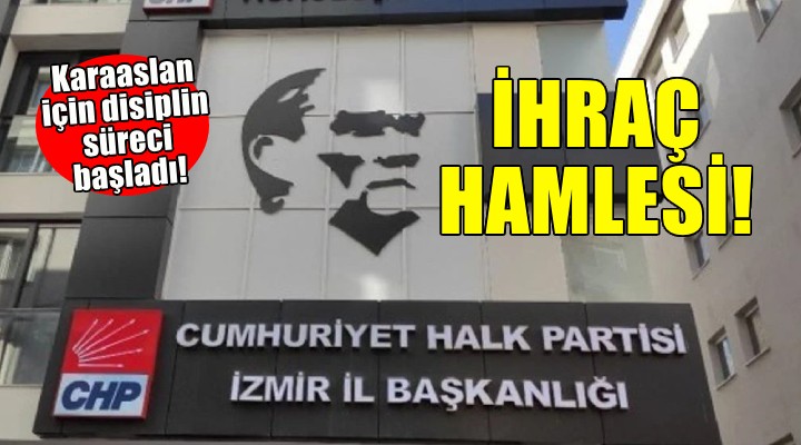 CHP'de Karaaslan için disiplin süreci başlatıldı!